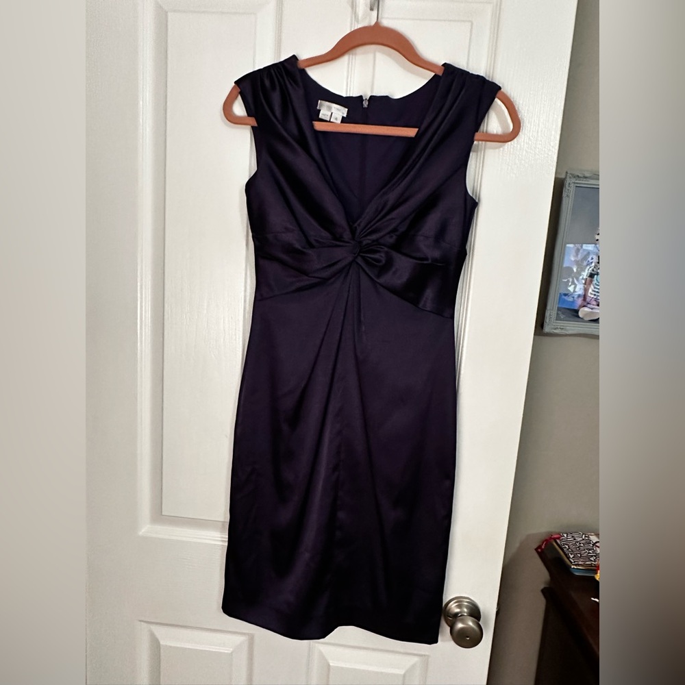 London Times Deep Purple  Dress sz 4